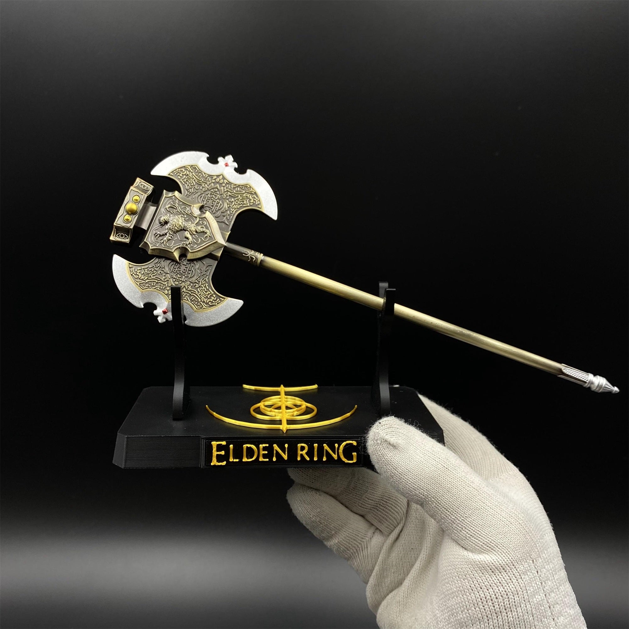 Stormveil Castle Boss Axe of Godrick Metal Fan Art For Collection