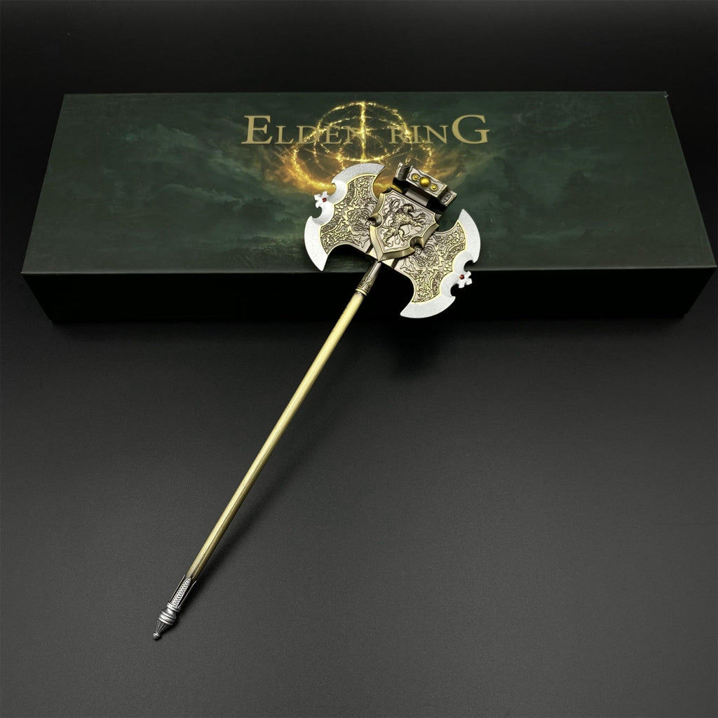 Stormveil Castle Boss Axe of Godrick Metal Fan Art For Collection