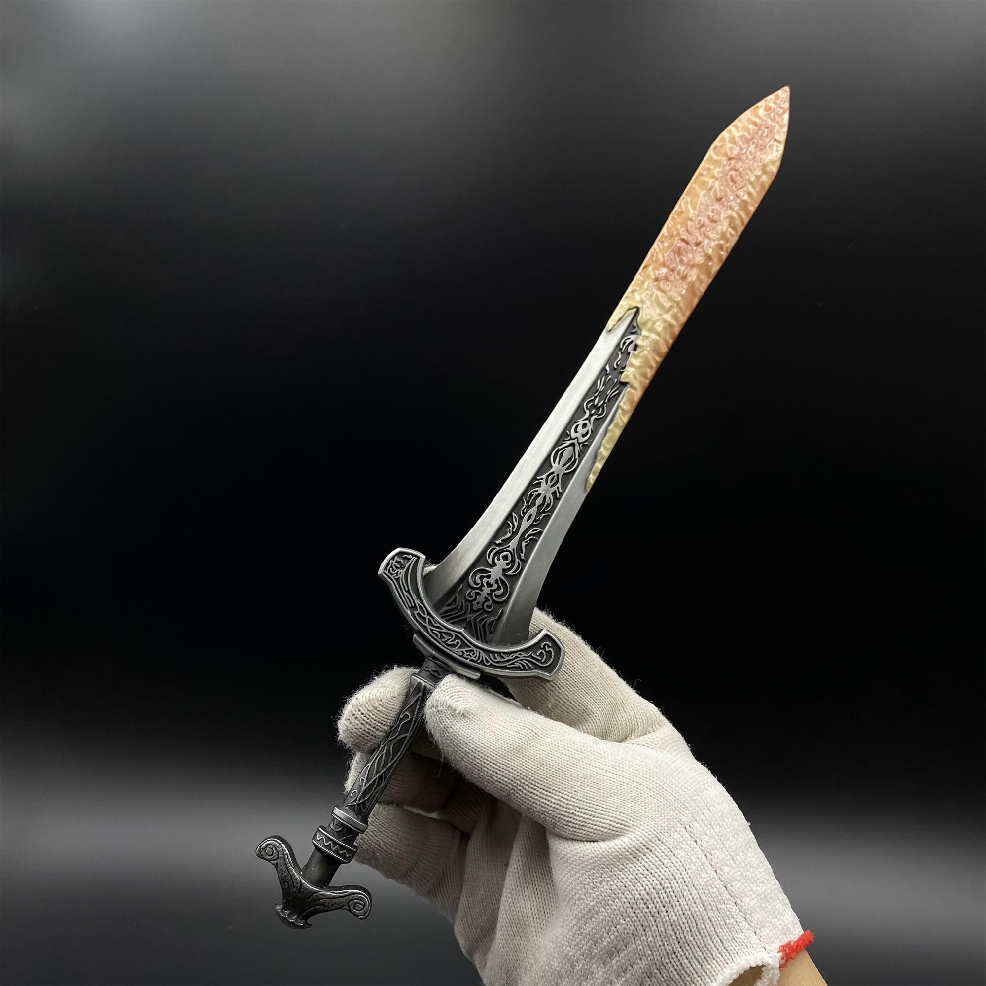 Gargoyle's Blade Gargoyle's Black Blade Metal Sword Craft Fan Art For Collection