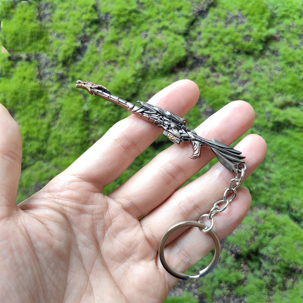 Mini Elderflame Operator Gun Metal Keychain