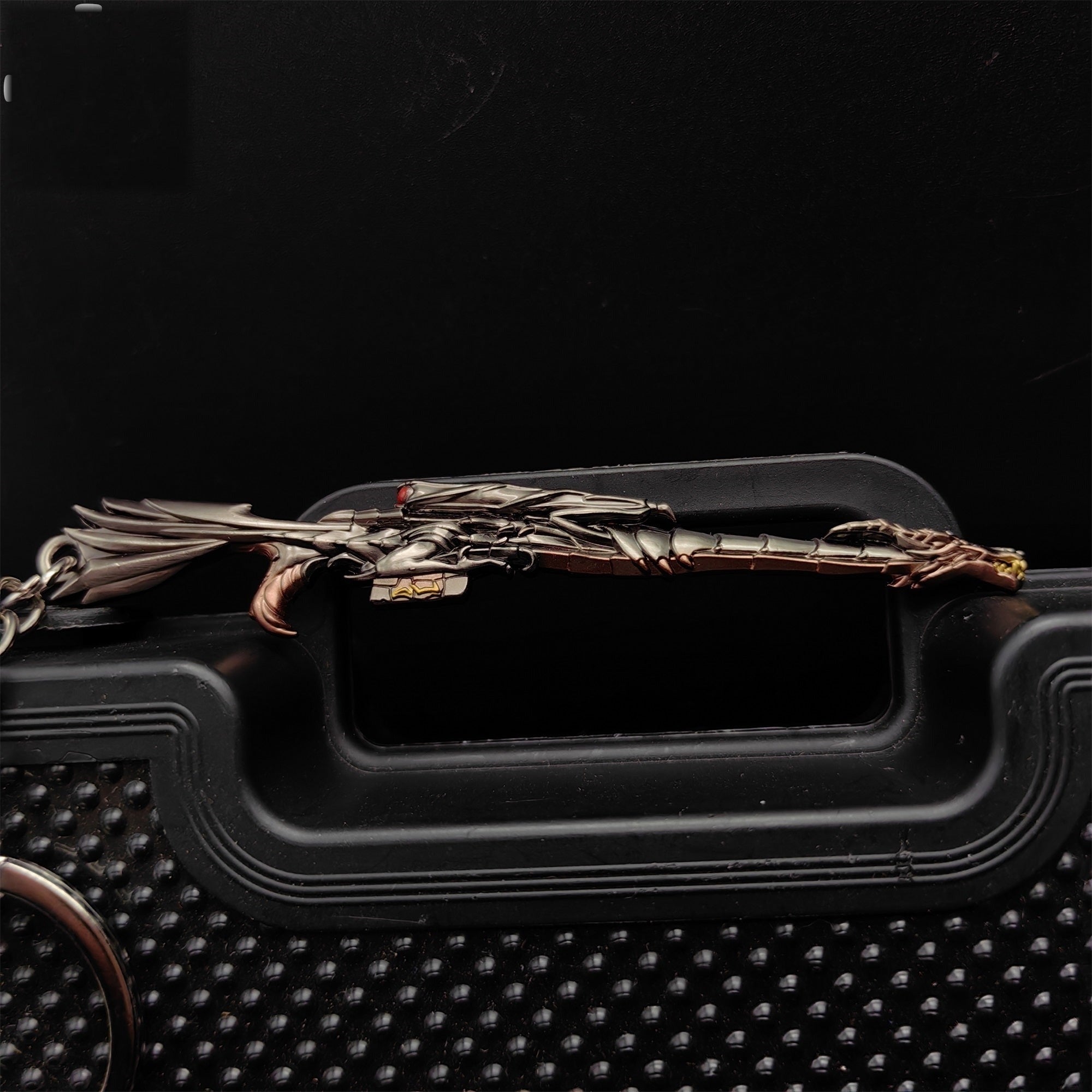 Mini Elderflame Operator Gun Metal Keychain