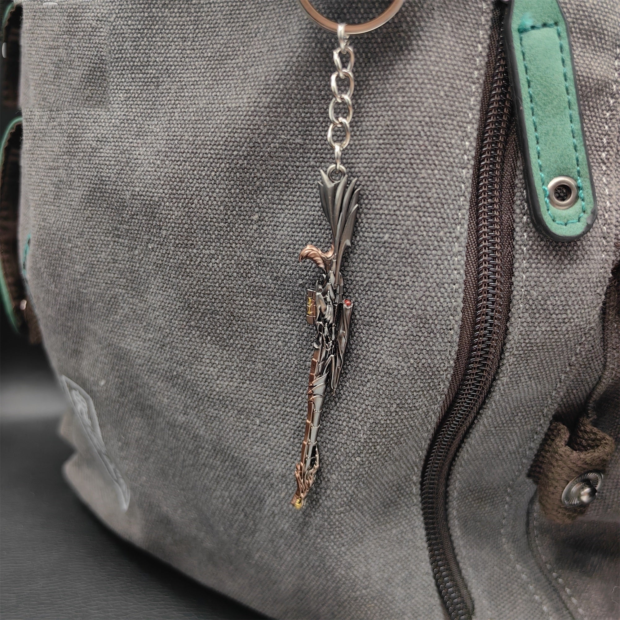 Mini Elderflame Operator Gun Metal Keychain
