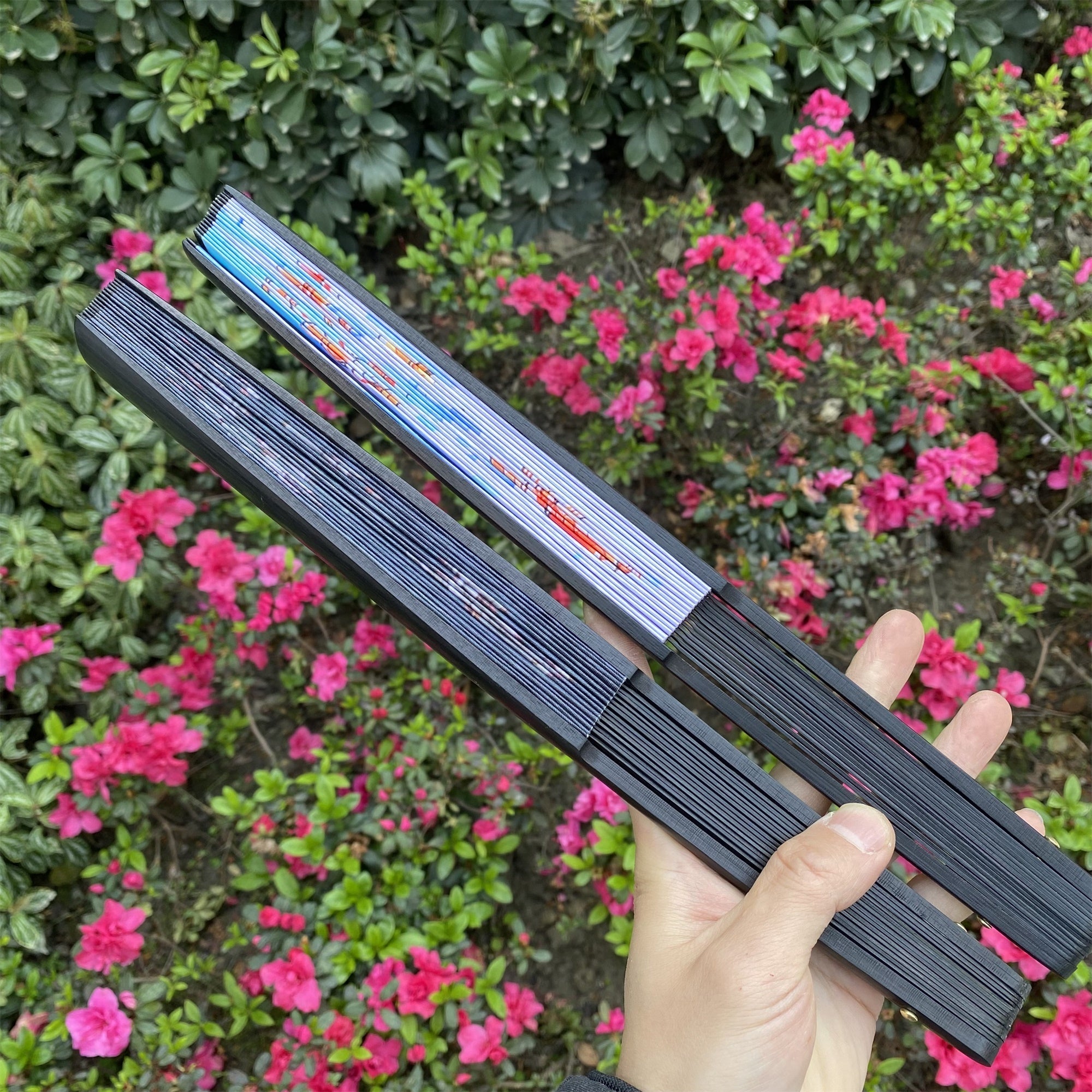 Val Equilibrium Folding Fan Cosplay Prop 2 Options