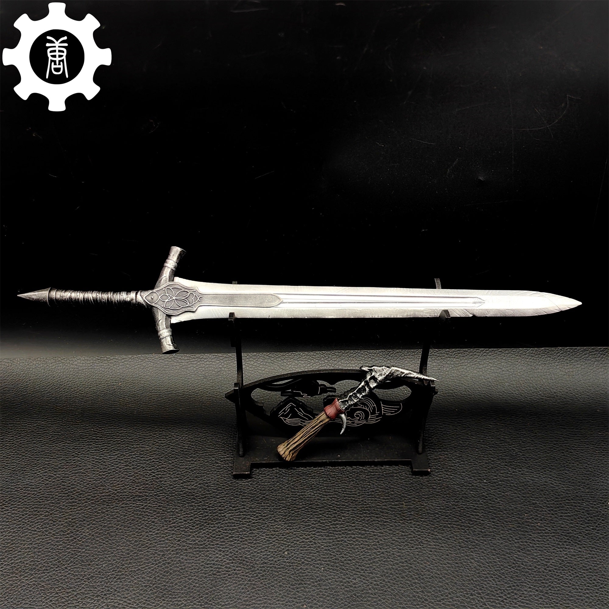 3D Printed 1:6 Scale Farron Greatsword Abyss Watchers Dagger