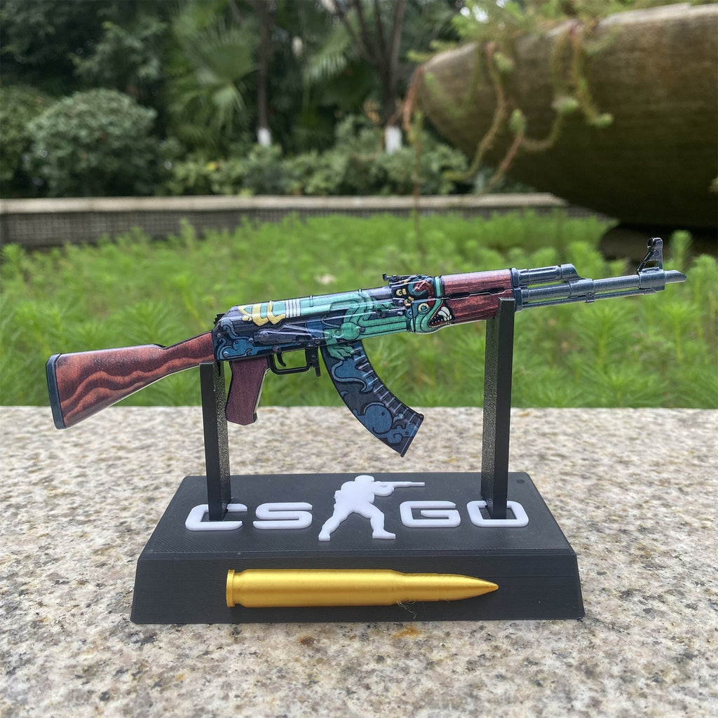 Mini Réplique Métal AK-47 Fire Serpent (CS:GO)
