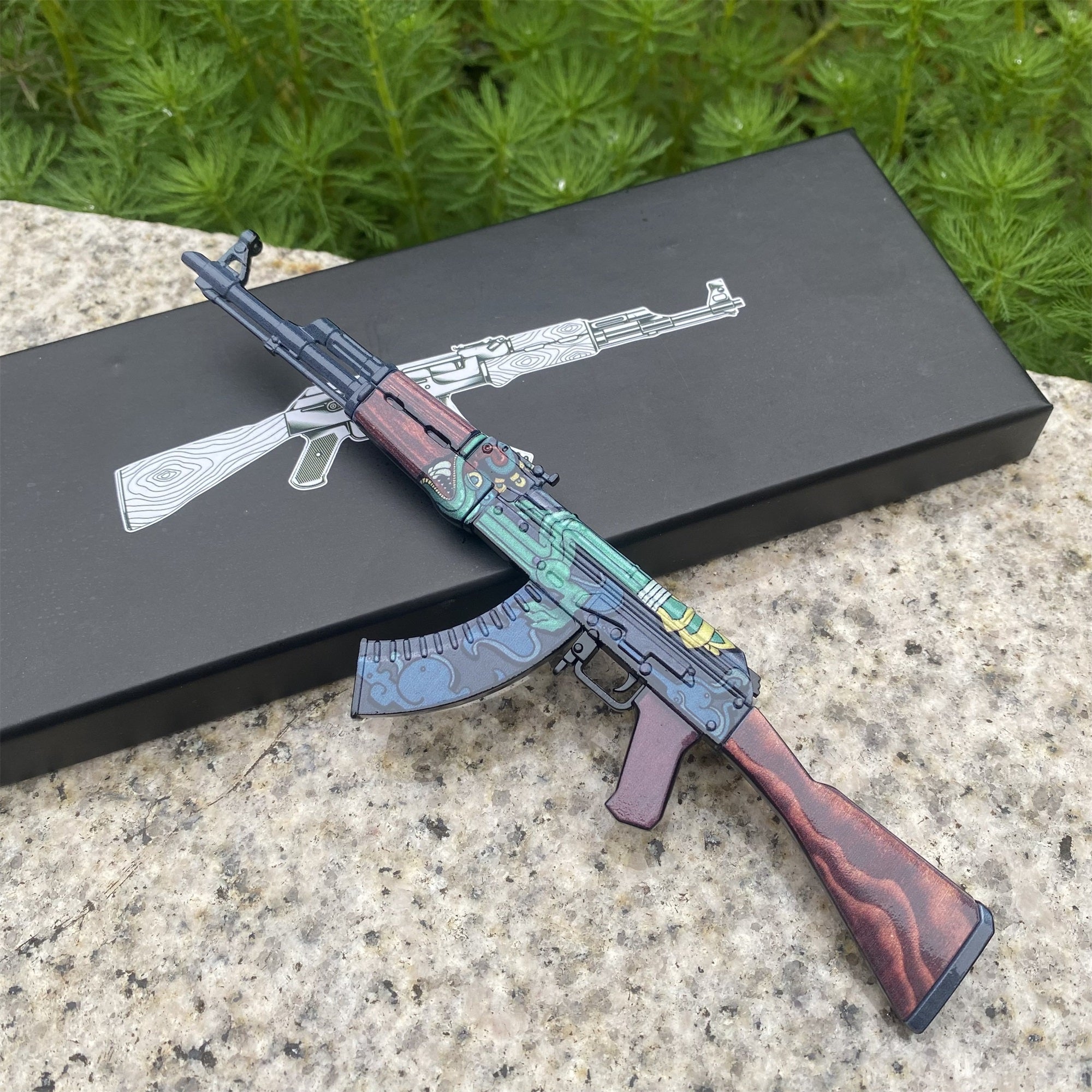 CSGO Fire Serpent AK47 New Metal Miniature Tiny Gun