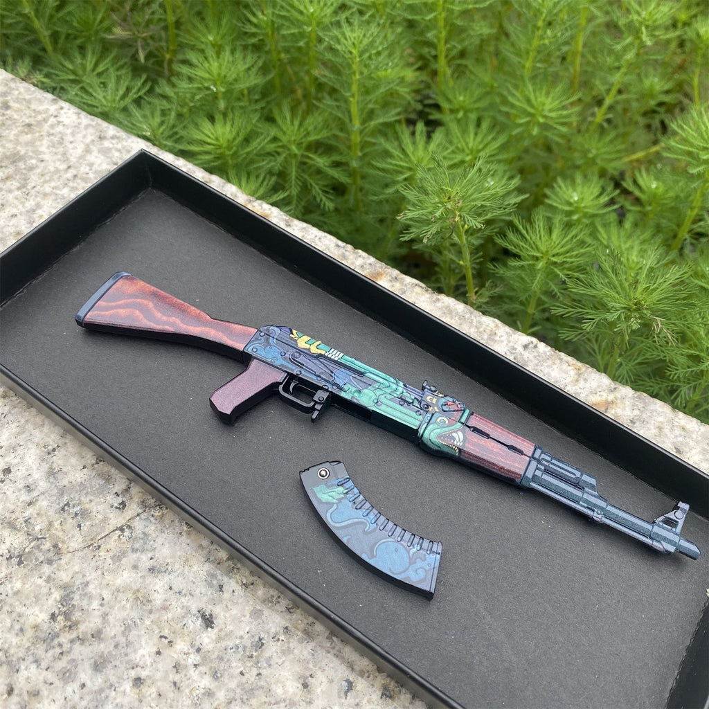 CSGO Fire Serpent AK47 New Metal Miniature Tiny Gun