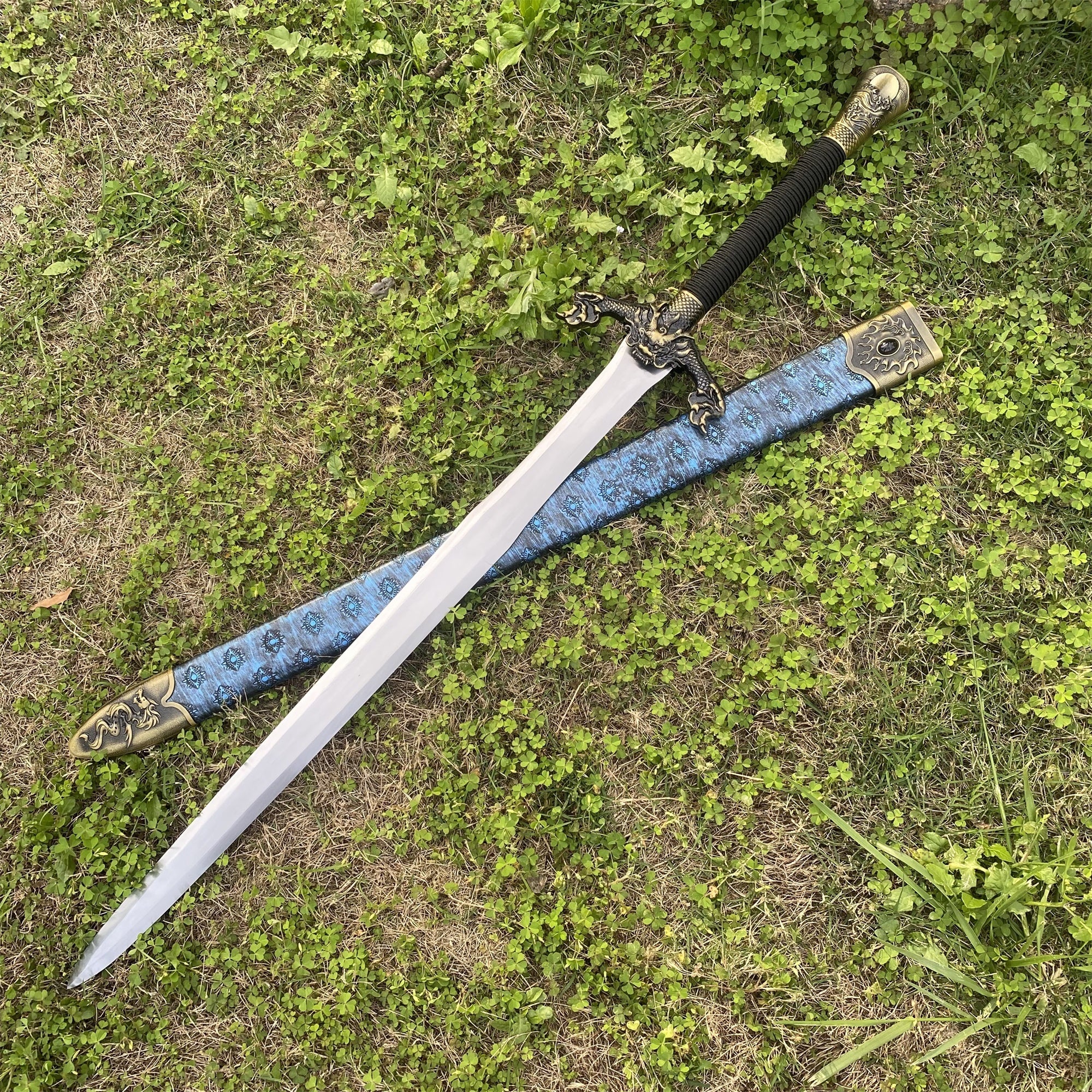 Chinese Style Life-size Flying Dragon Battleb Sword Replica