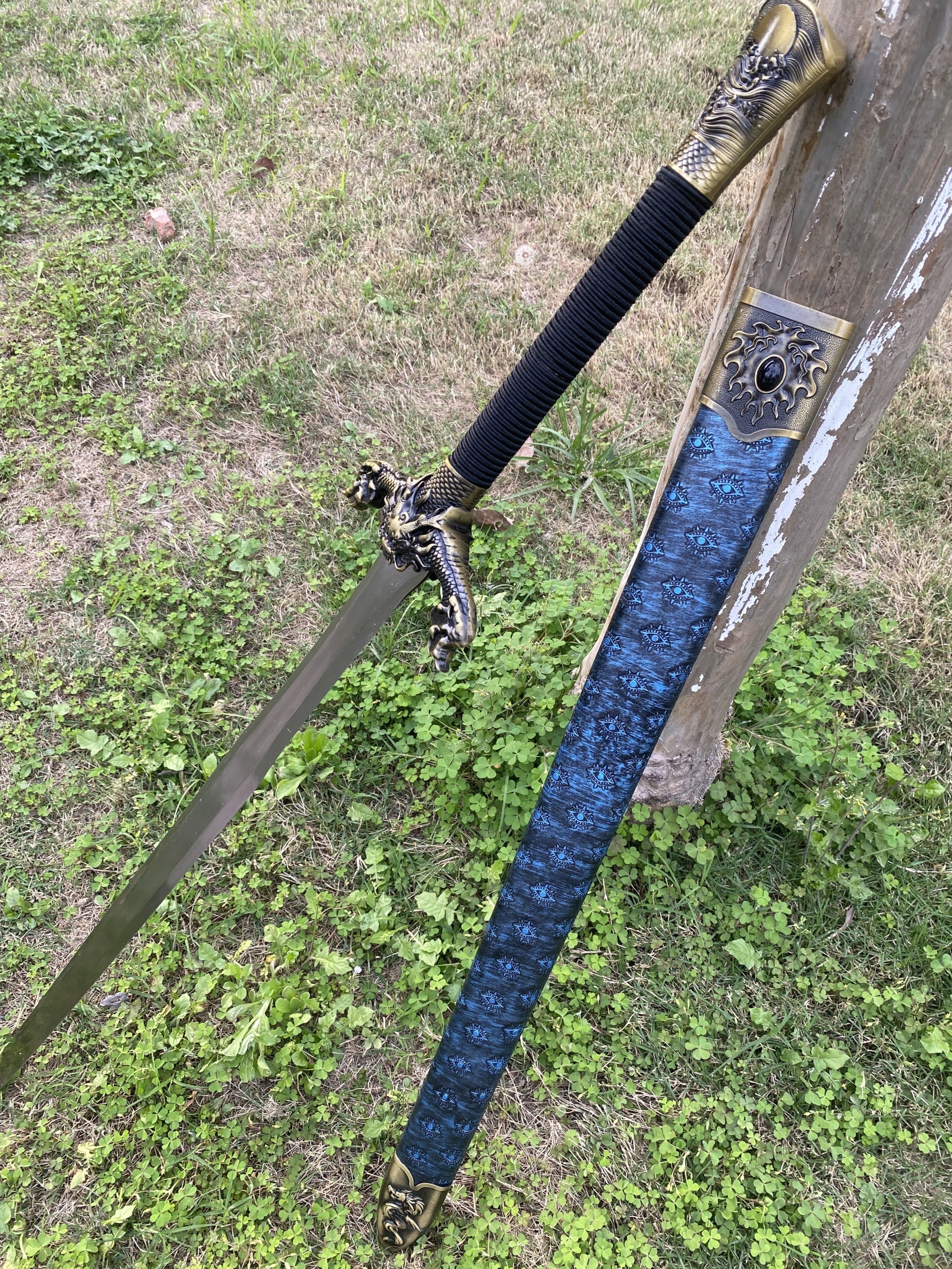 Chinese Style Life-size Flying Dragon Battleb Sword Replica