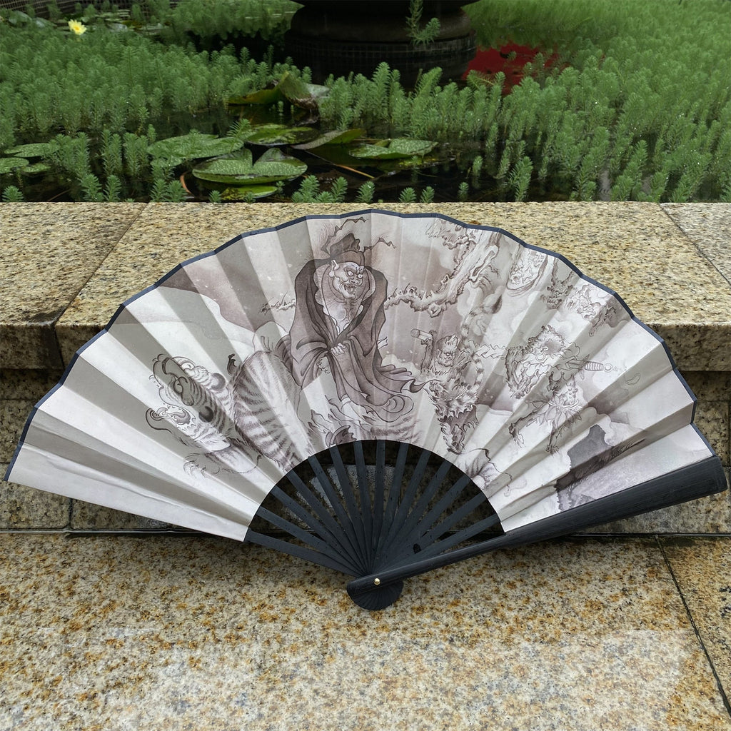 Black Myth Zhong Kui's Ghost Catching Folding Fan