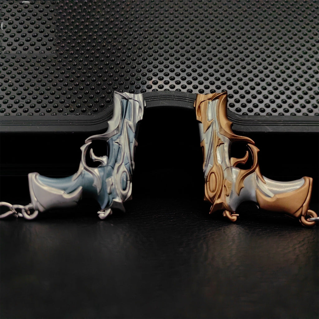 Metal Forsaken Classic Gun Tiny KeyChain Pendant
