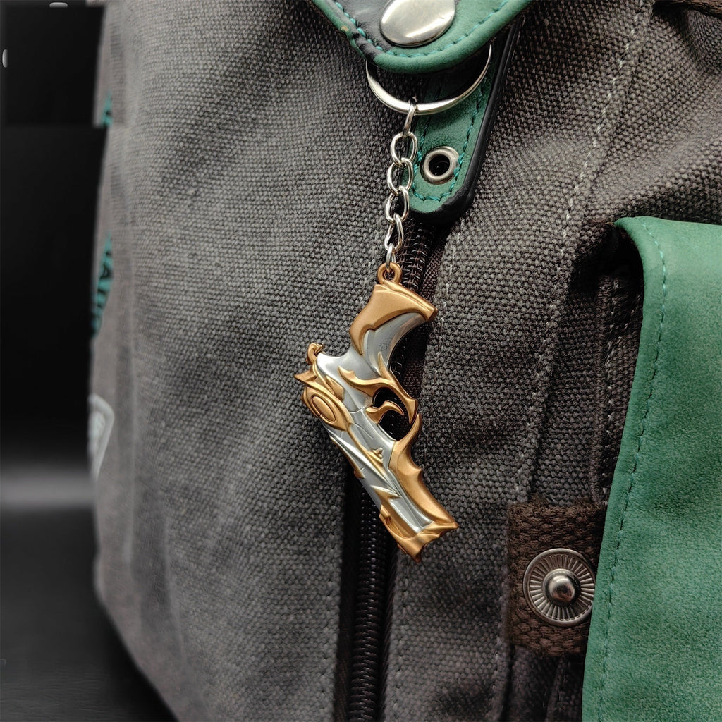 Metal Forsaken Classic Gun Tiny KeyChain Pendant