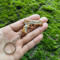 Metal Forsaken Classic Gun Tiny KeyChain Pendant