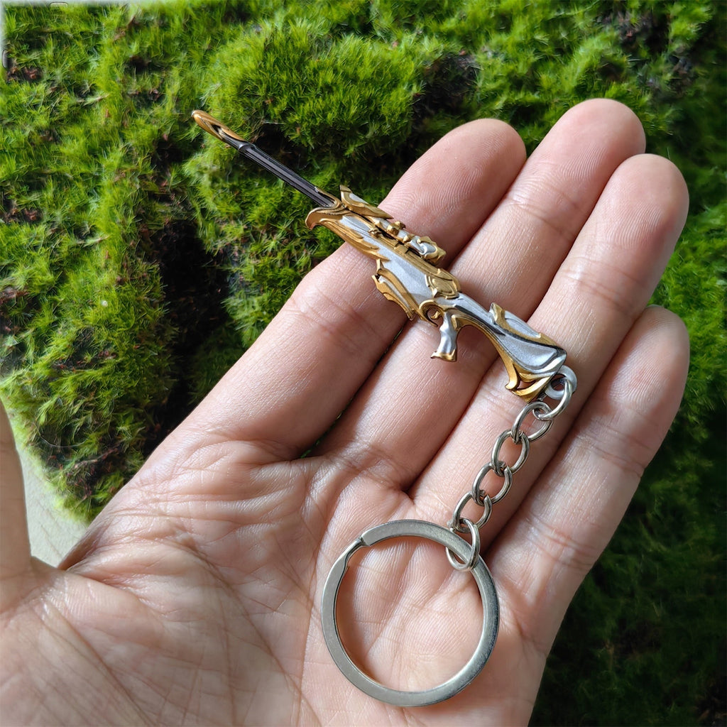 Mini Forsaken Operator Gun Metal Keychain