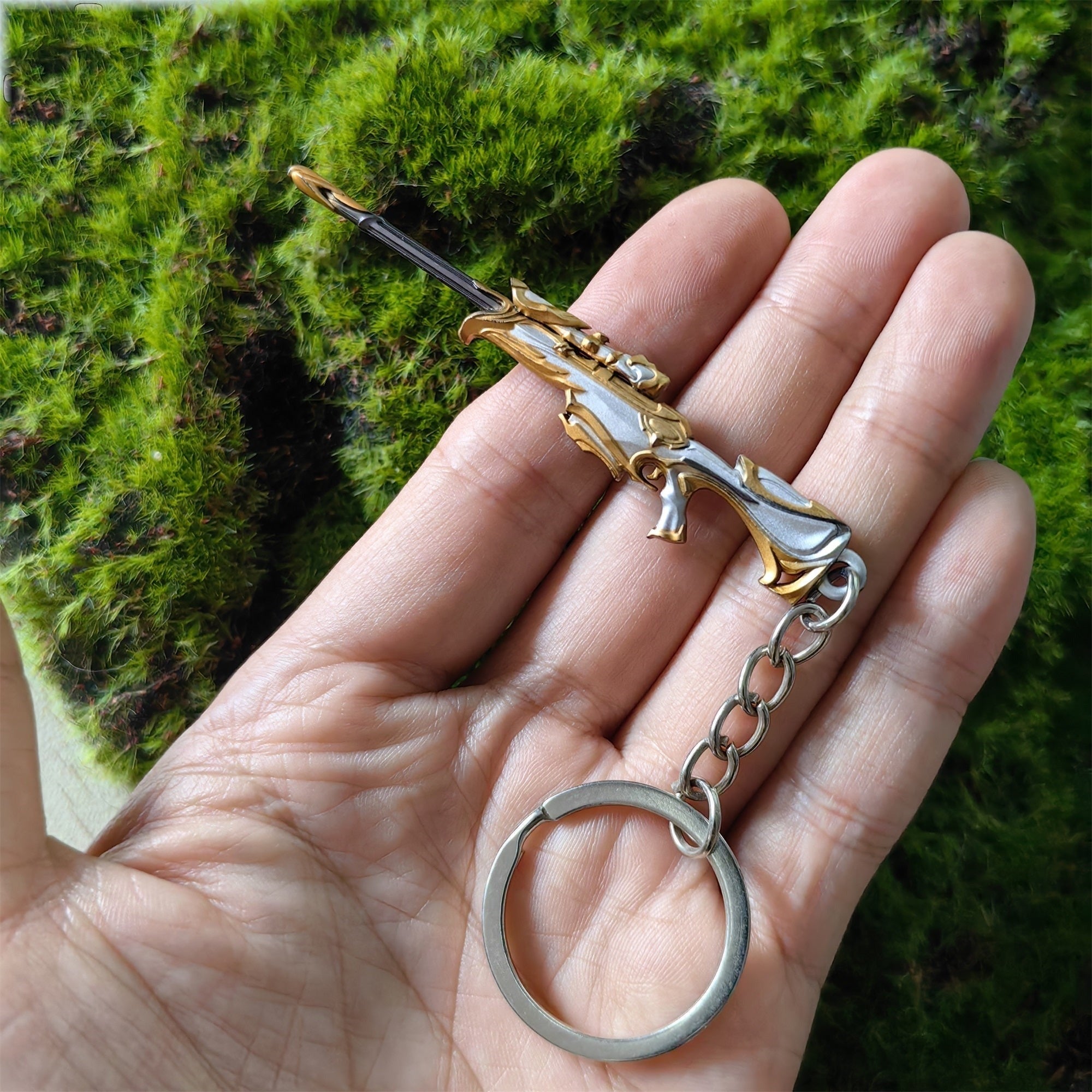 Mini Forsaken Operator Gun Metal Keychain
