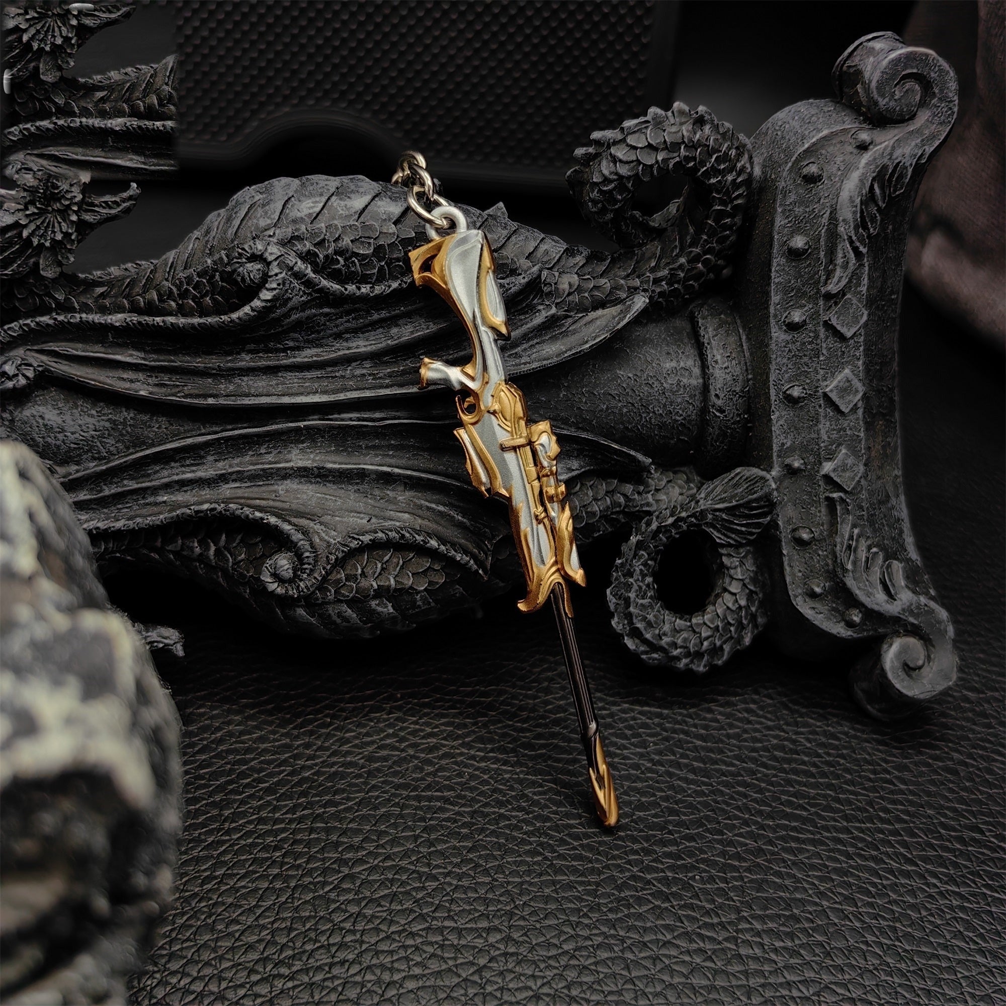 Mini Forsaken Operator Gun Metal Keychain