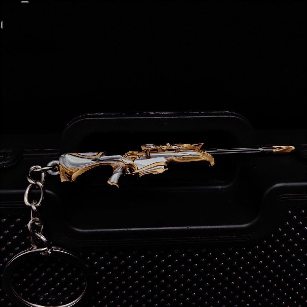 Mini Forsaken Operator Gun Metal Keychain