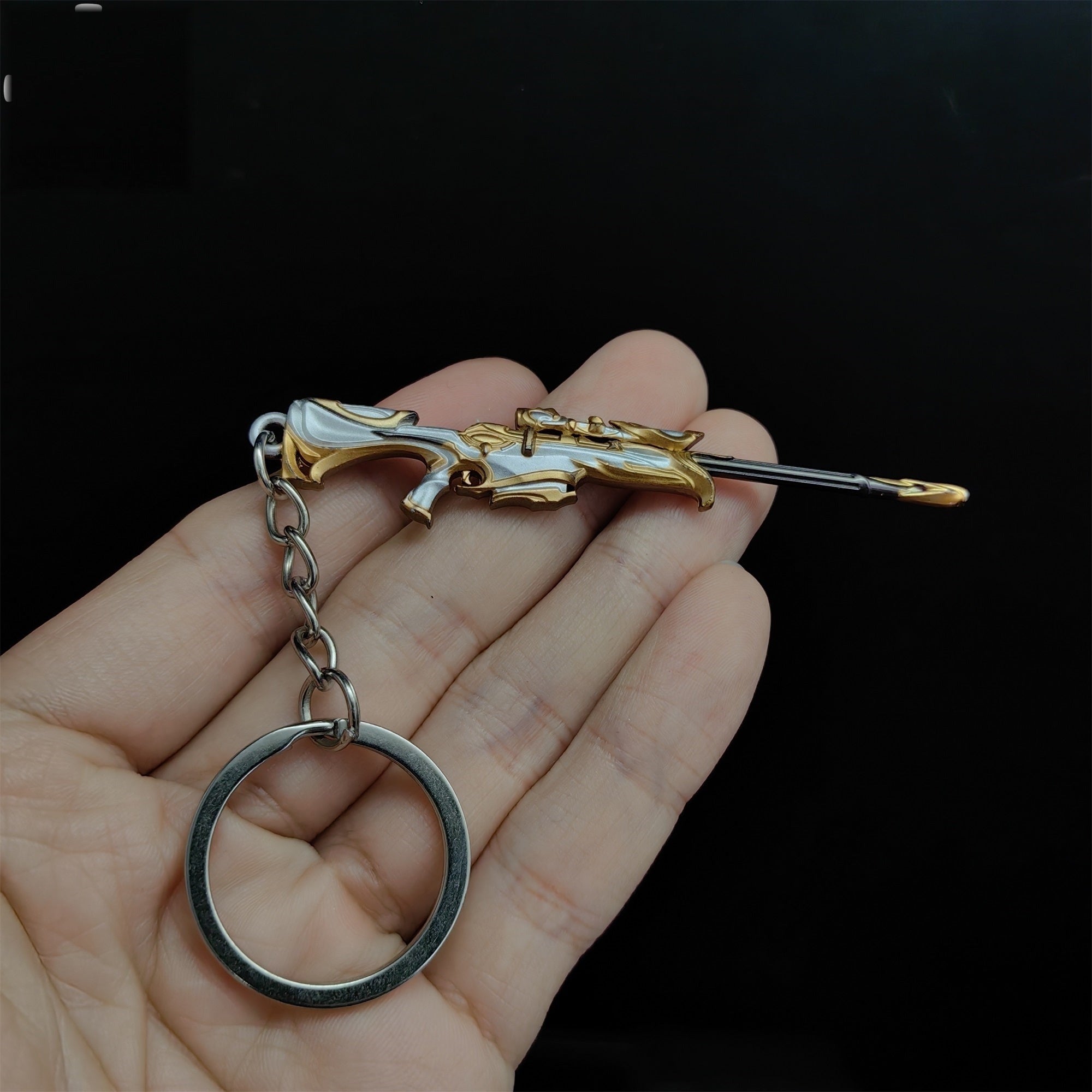 Mini Forsaken Operator Gun Metal Keychain