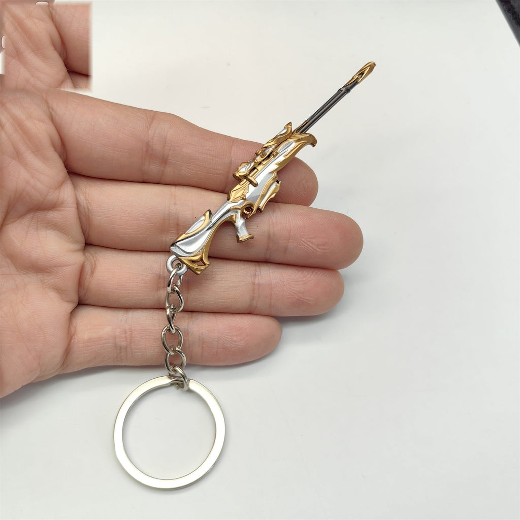 Mini Forsaken Operator Gun Metal Keychain