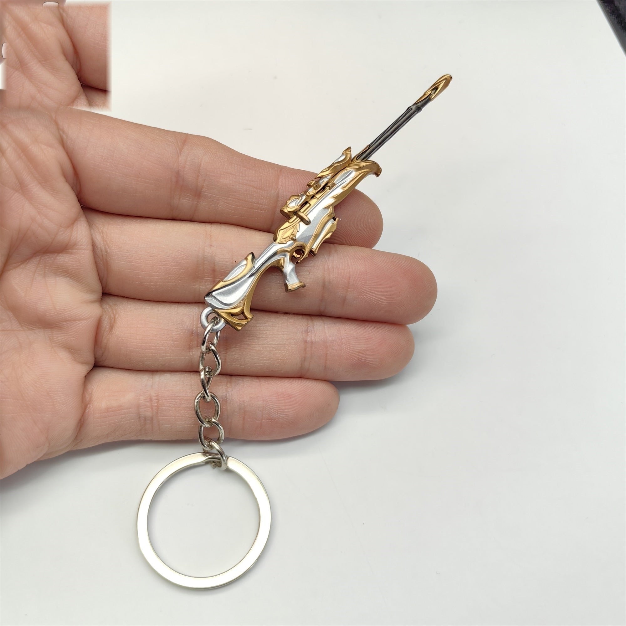 Mini Forsaken Operator Gun Metal Keychain