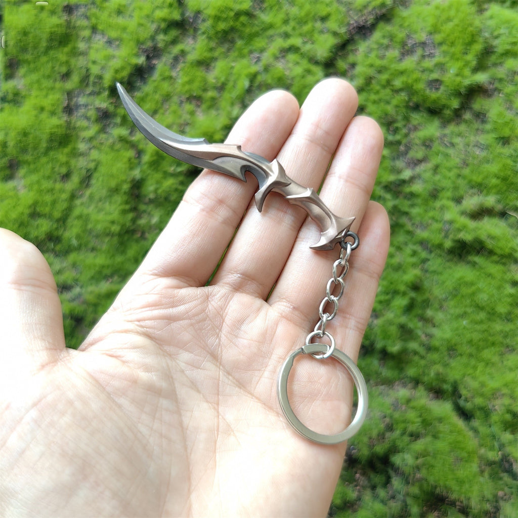 Mini Forsaken Ritual Blade Tiny Metal Keychain