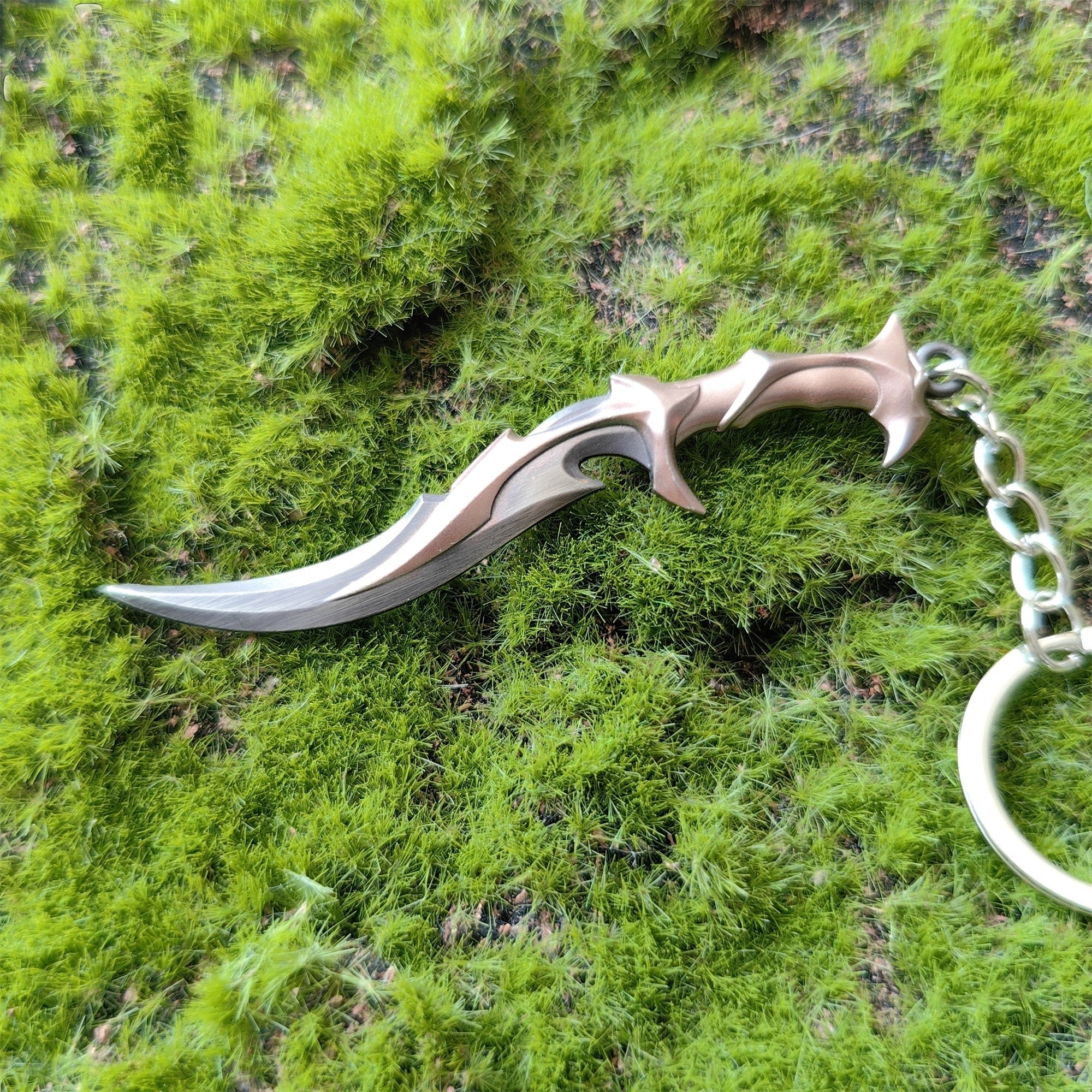Mini Forsaken Ritual Blade Tiny Metal Keychain
