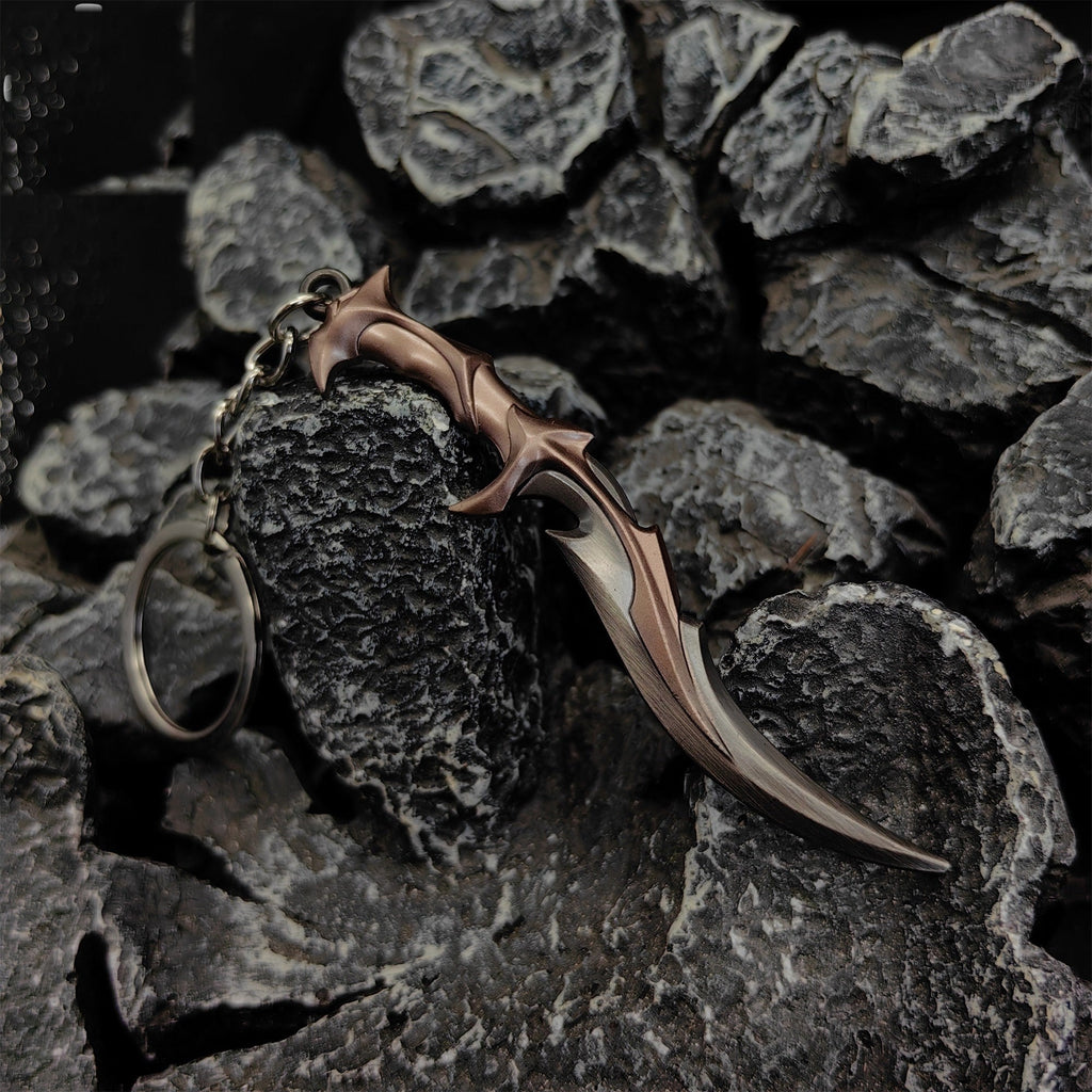 Mini Forsaken Ritual Blade Tiny Metal Keychain
