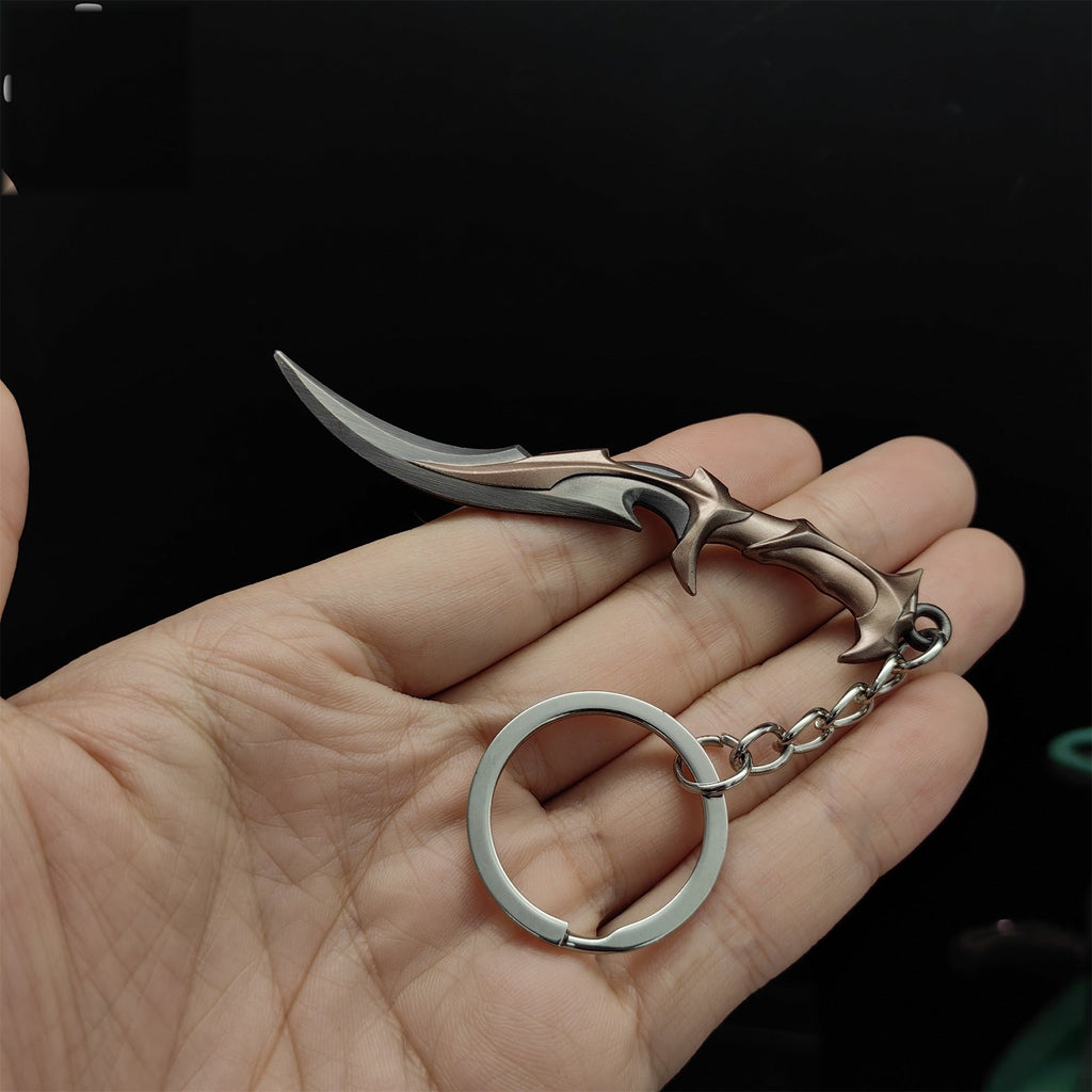 Mini Forsaken Ritual Blade Tiny Metal Keychain