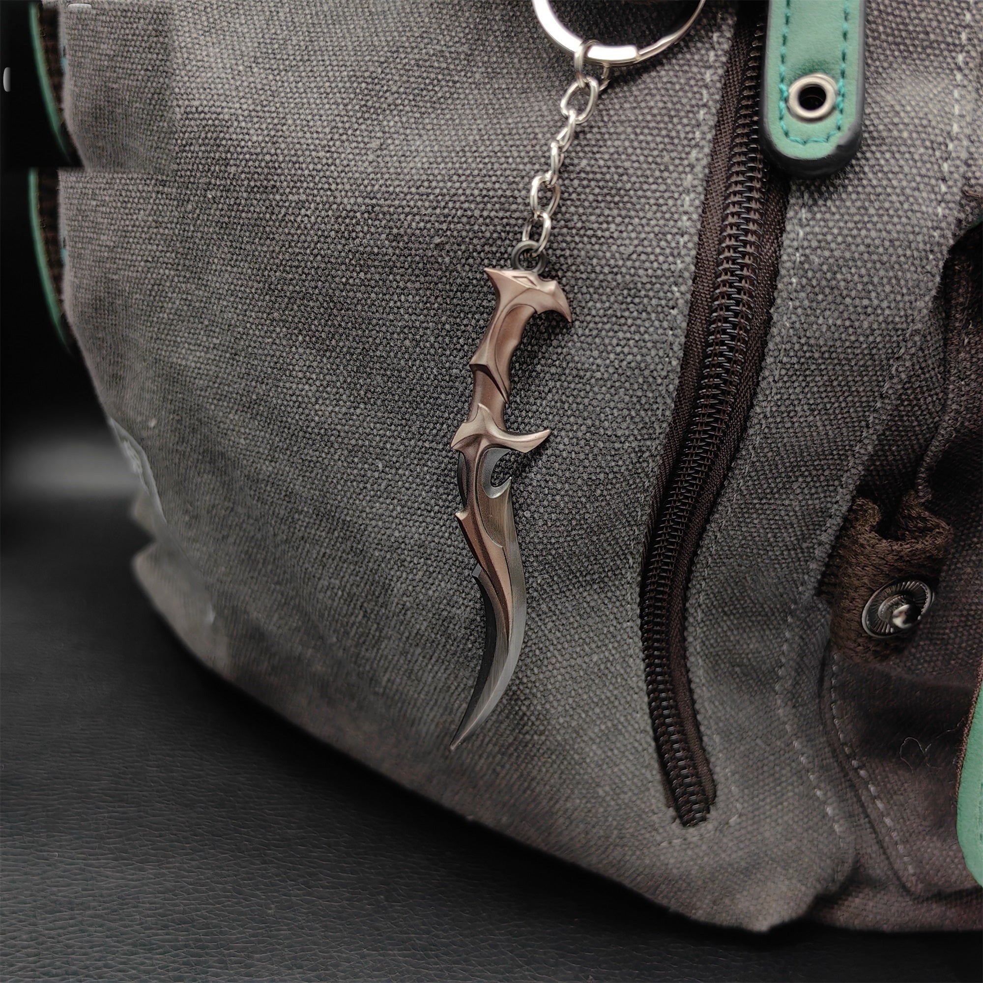 Mini Forsaken Ritual Blade Tiny Metal Keychain