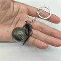 Metal Tiny Frag Grenade Model Keychain