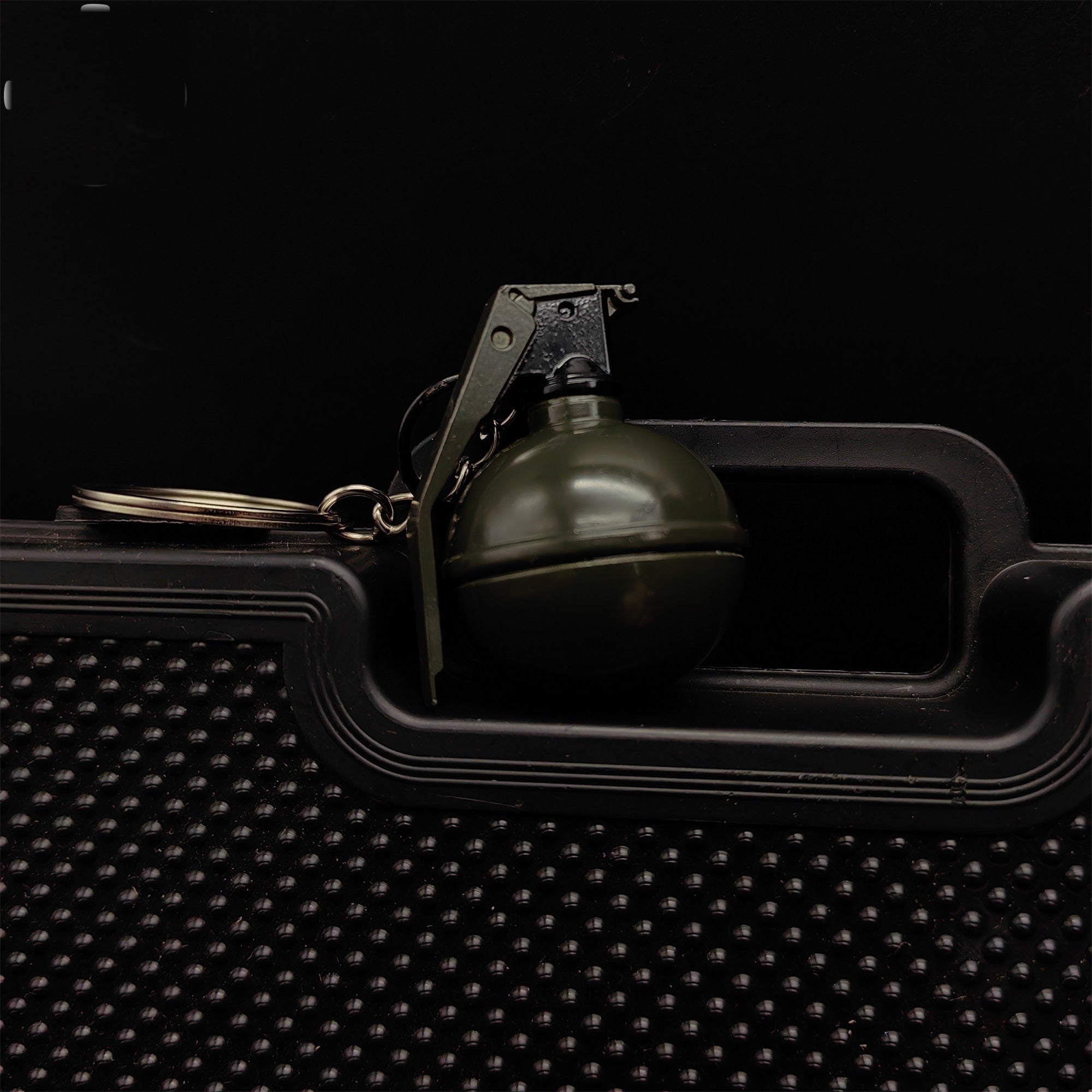 Metal Tiny Frag Grenade Model Keychain
