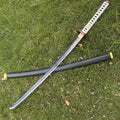 Giyu Tomioka Water Breathing Nichrin Sword Carbon Steel Katana For Collection