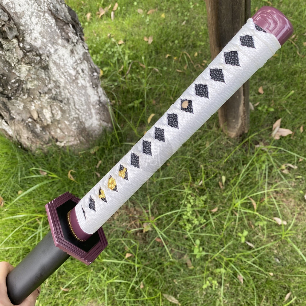 Giyu Tomioka Water Breathing Nichrin Sword Carbon Steel Katana For Collection