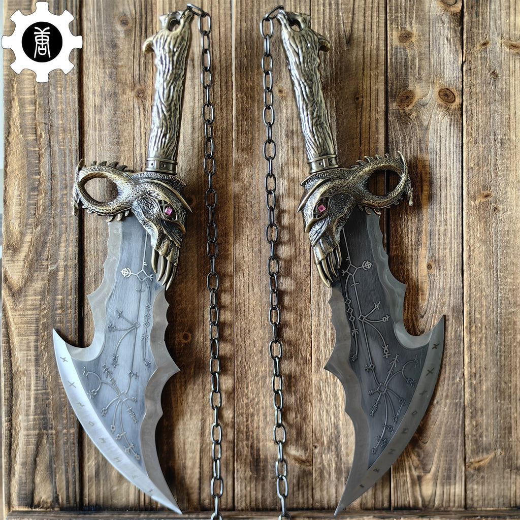 Blades of Chaos Life-size Metal Replica