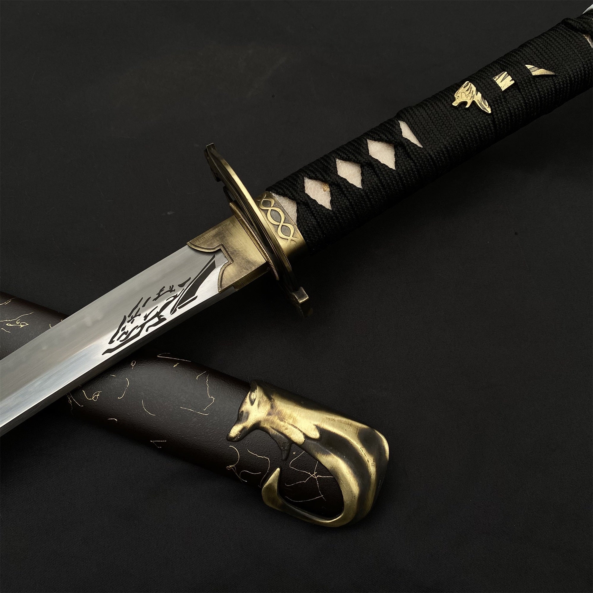 GOY Atsu Wolf Blade T10 Prime Steel Samurai Katana For Collection