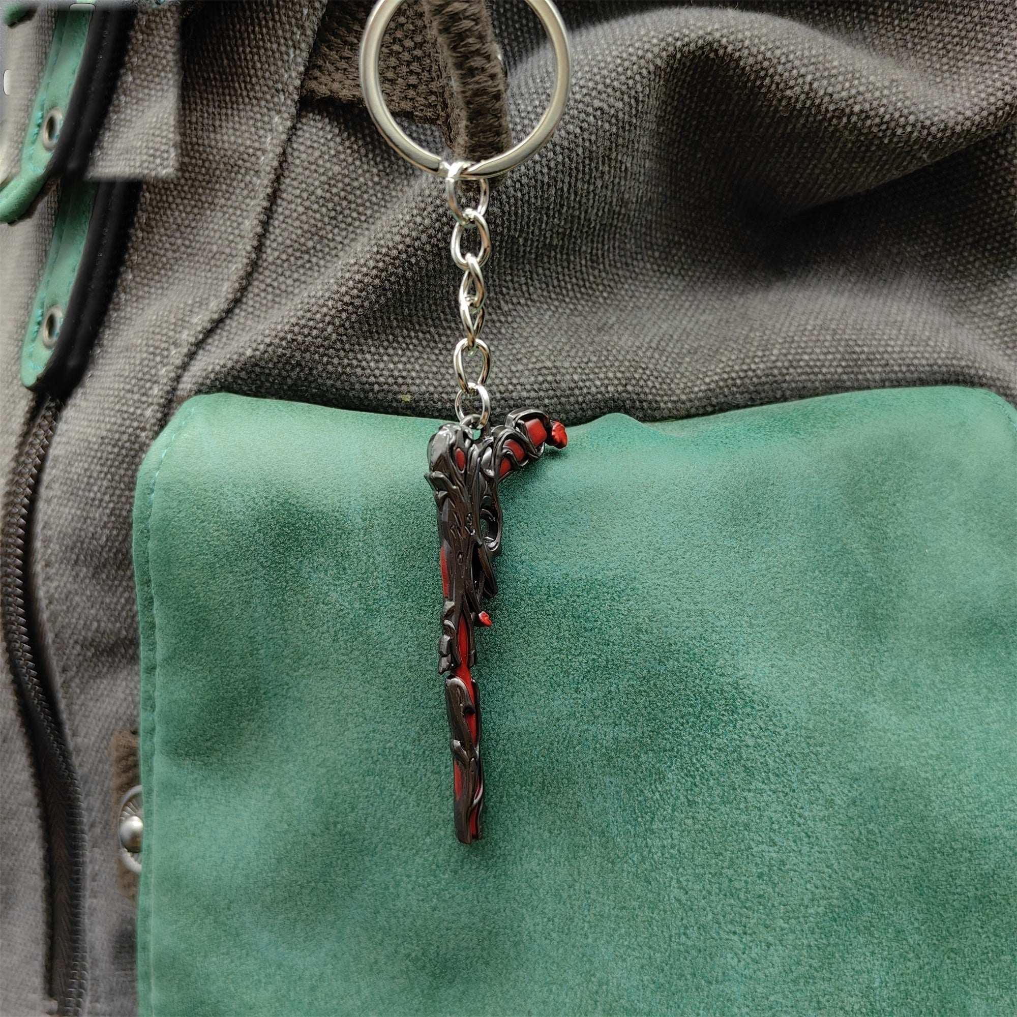Metal Gaia's Vengeance Ghost Gun Tiny KeyChain Pendant