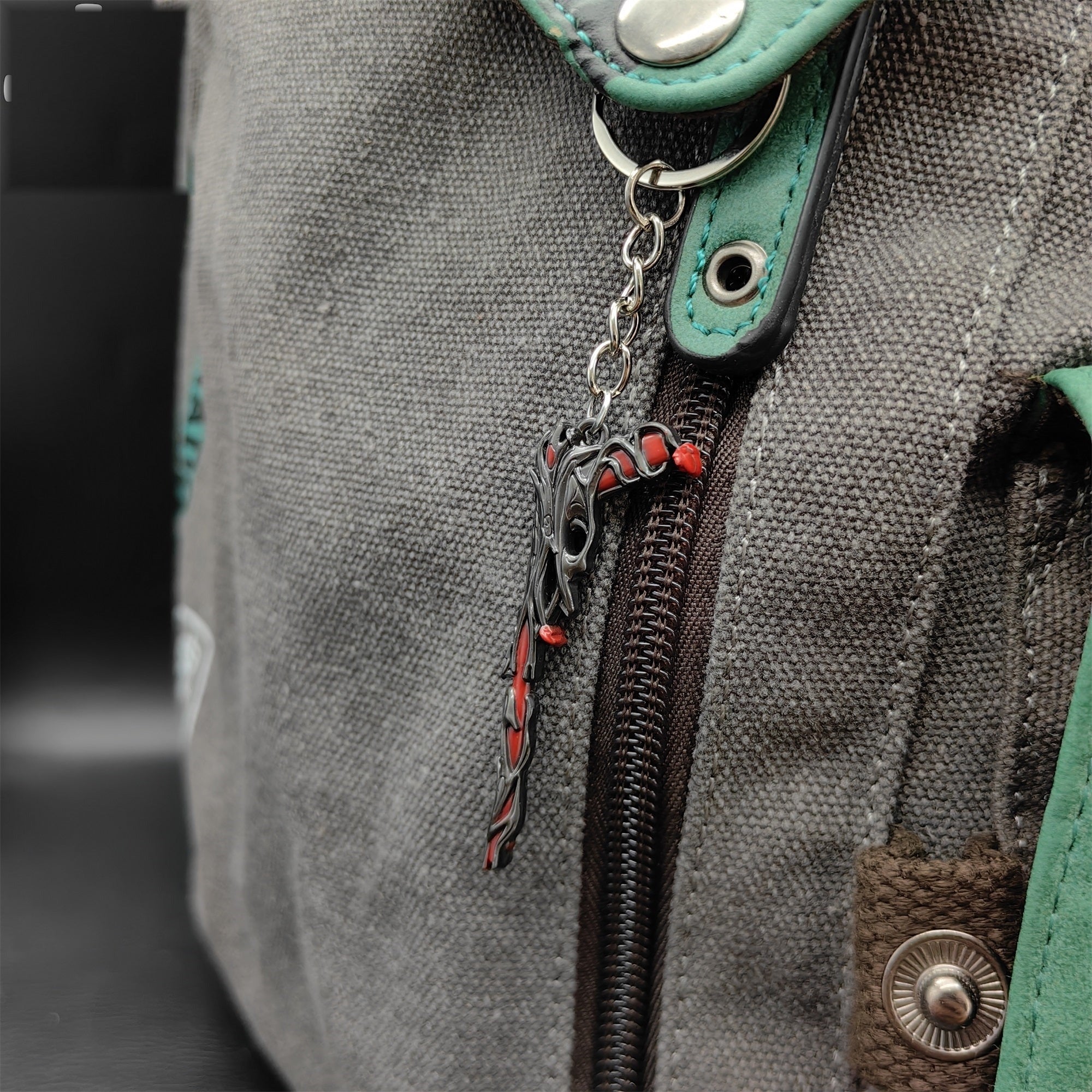 Metal Gaia's Vengeance Ghost Gun Tiny KeyChain Pendant