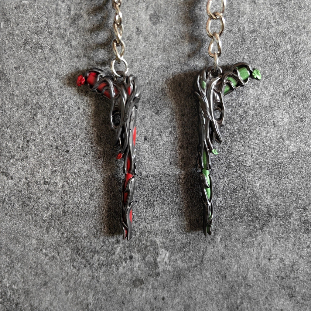 Metal Gaia's Vengeance Ghost Gun Tiny KeyChain Pendant