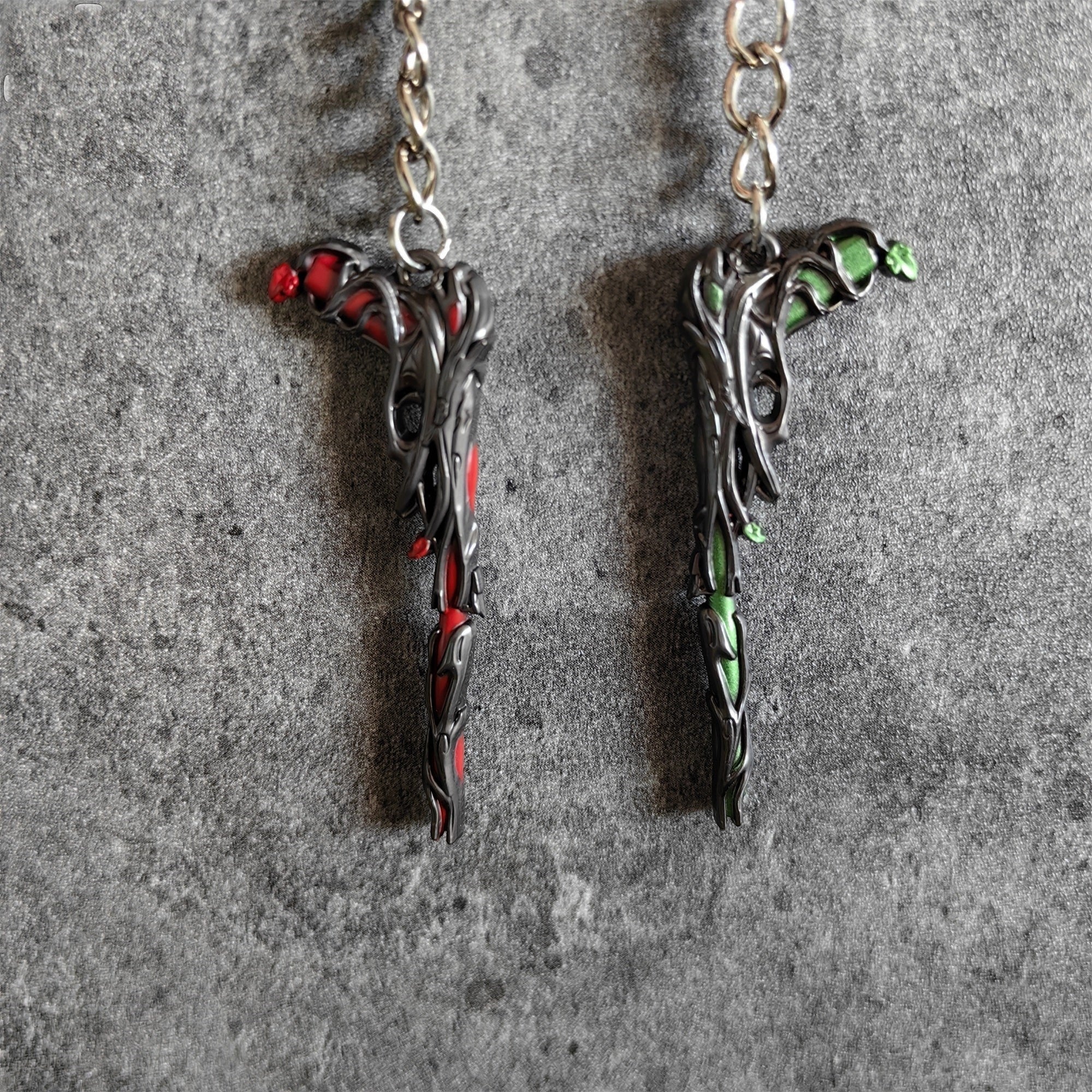 Metal Gaia's Vengeance Ghost Gun Tiny KeyChain Pendant