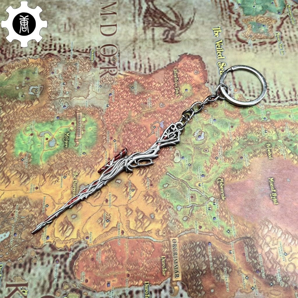 Mini Gaia's Vengeance Marshal Gun Keychain Metal Pendant