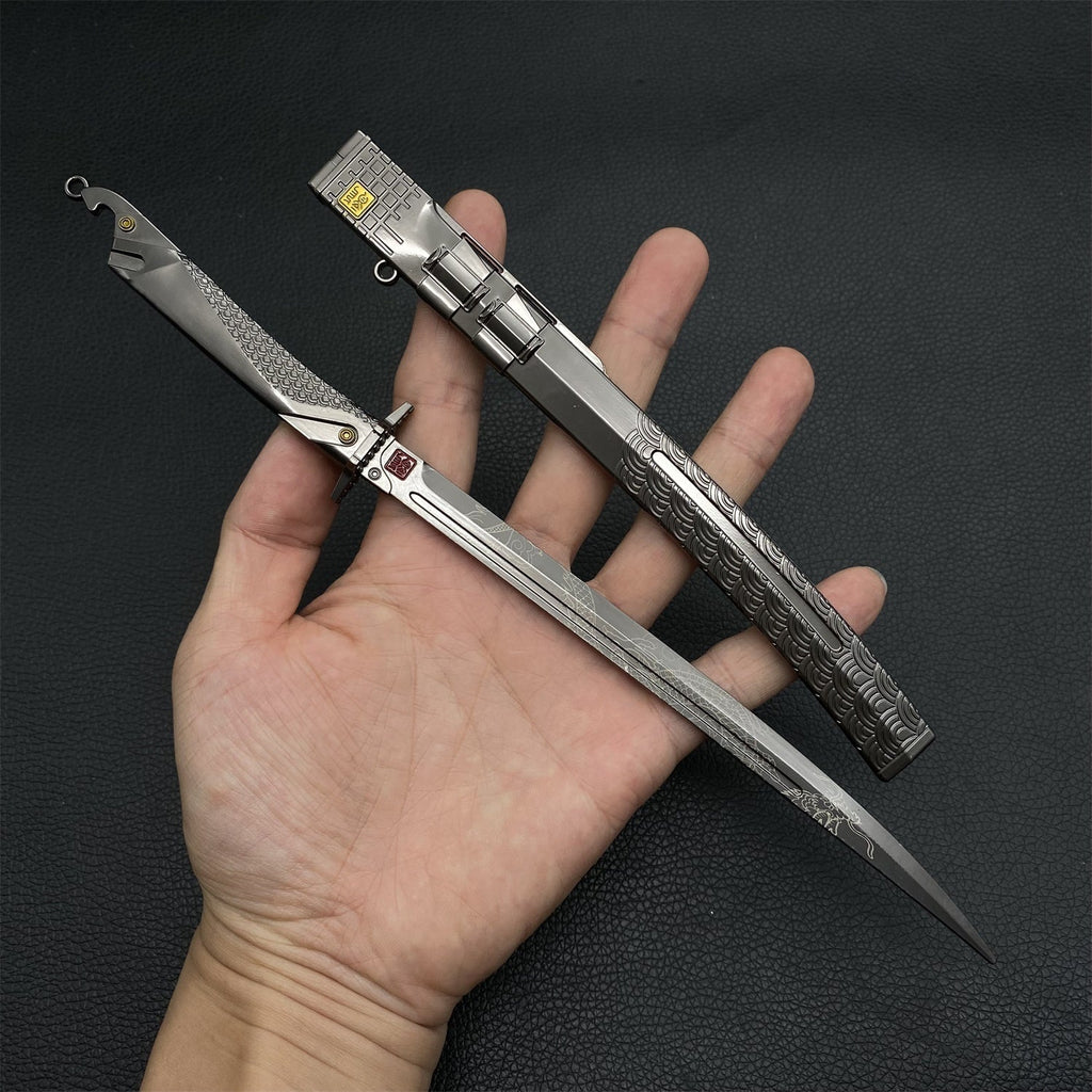 Arena Breakout Game Knife Metal Replica For Collection