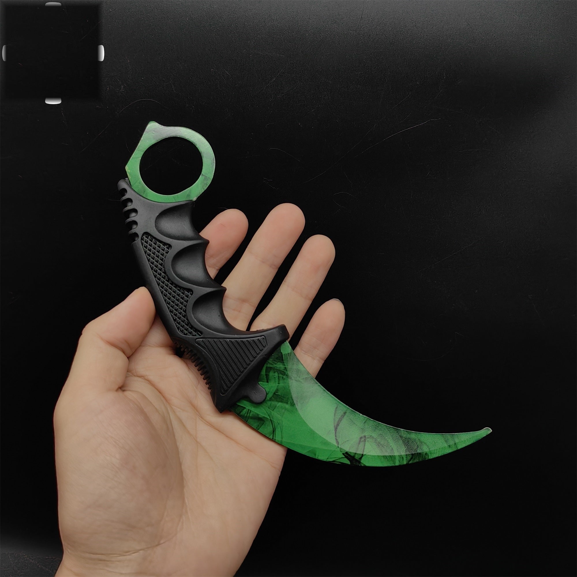 Gamma Doppler Karambit & Balisong Trainer Weapon Case Blunt Blade Props