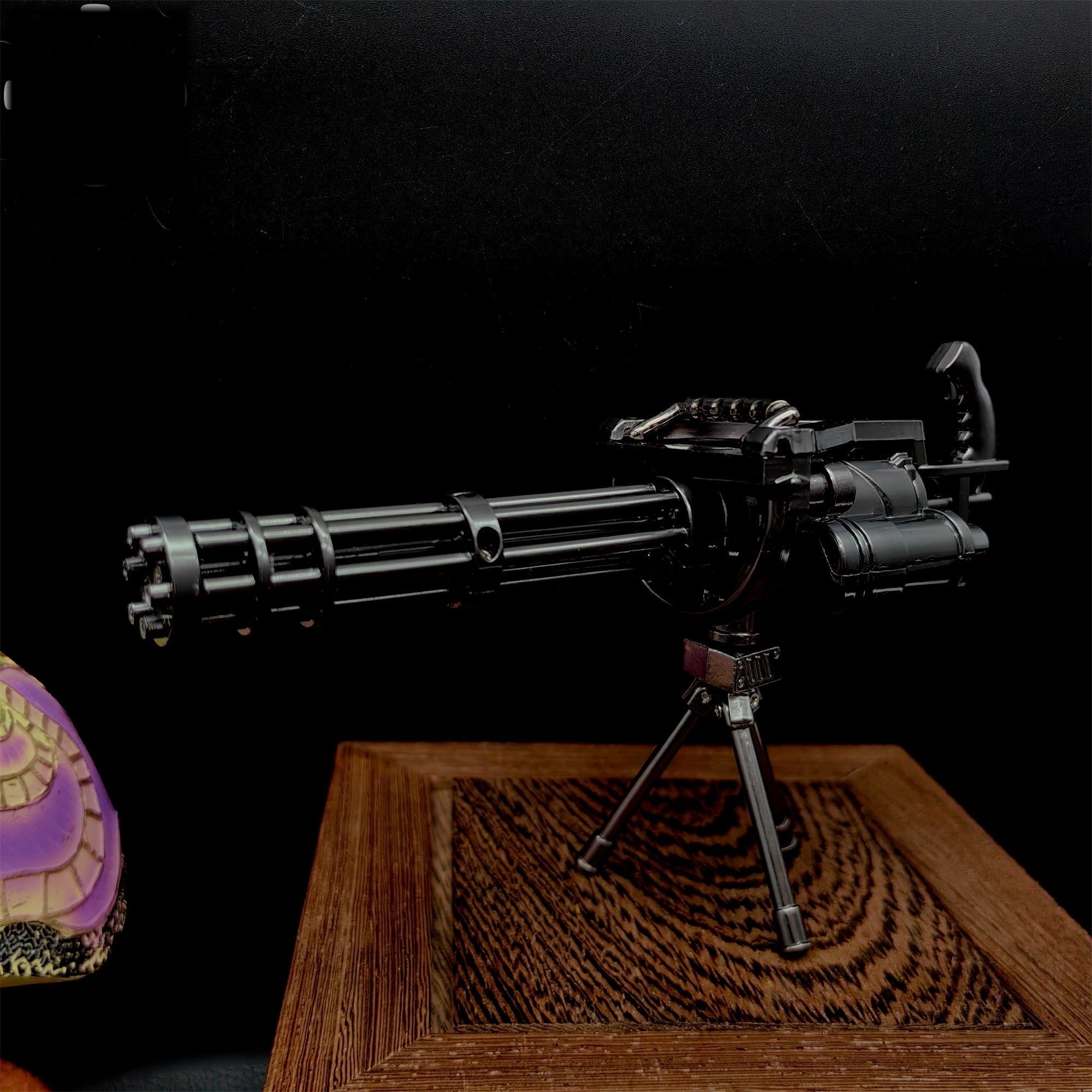 Metal Gatling Submachine Mini Gun Military Collection
