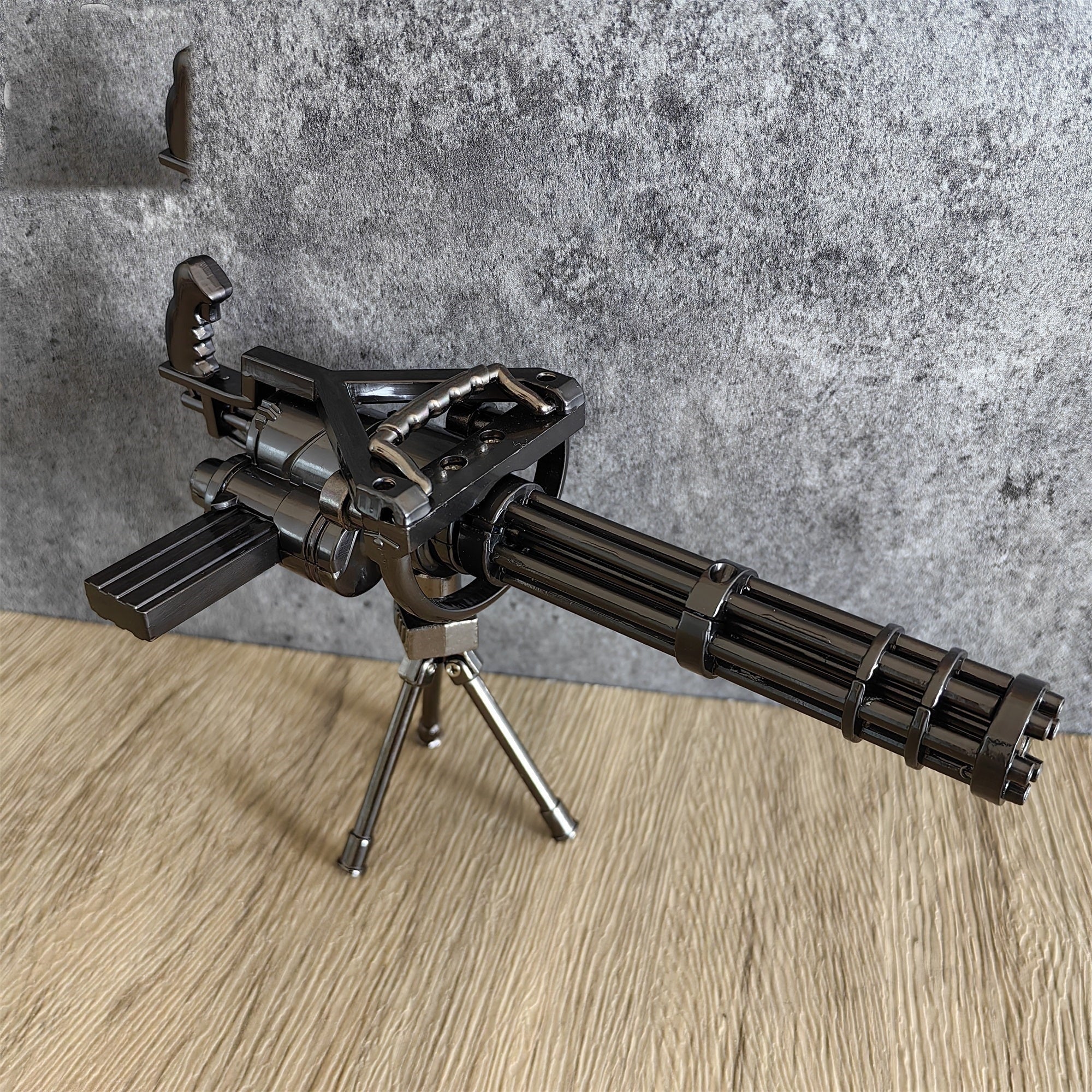 Metal Gatling Submachine Mini Gun Military Collection