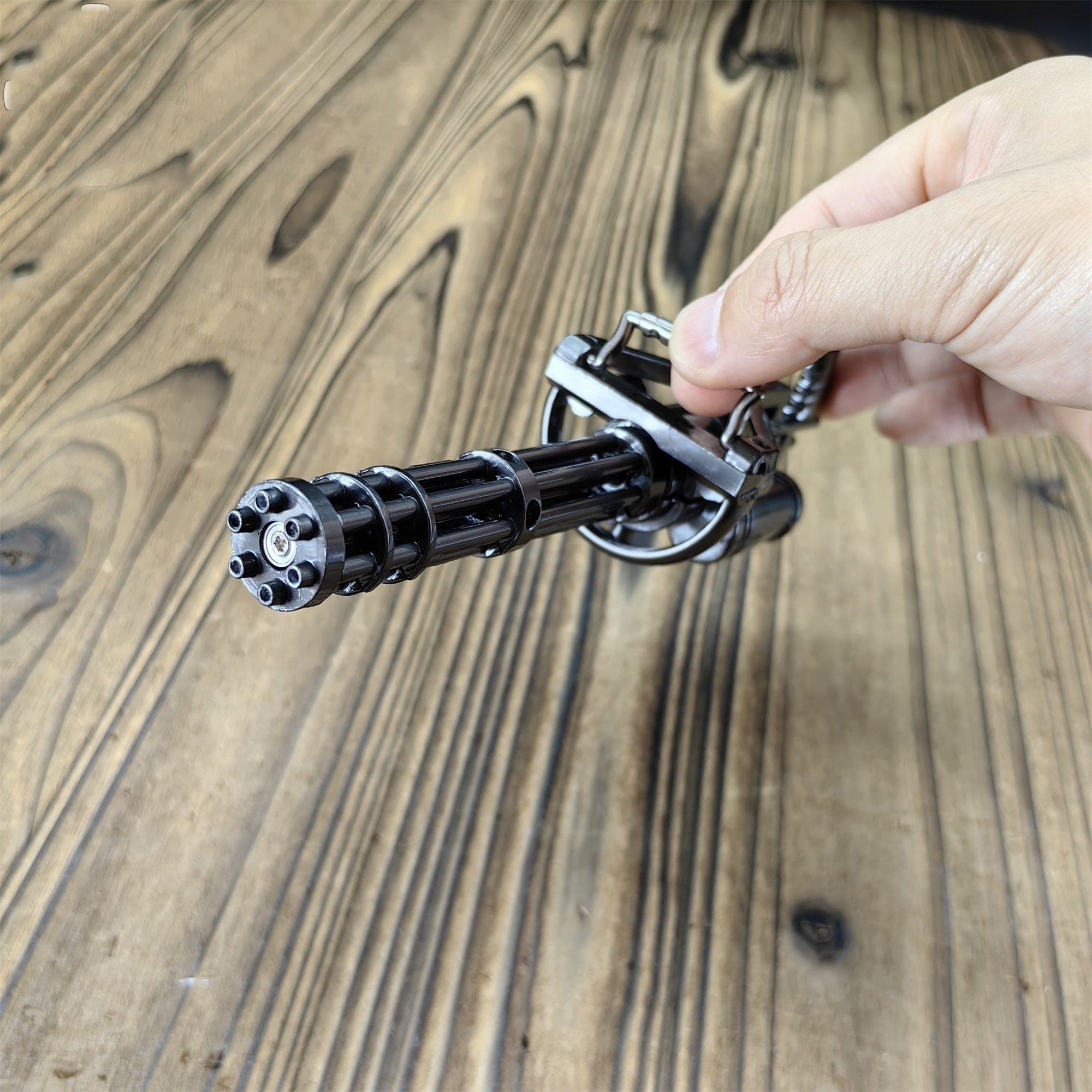Metal Gatling Submachine Mini Gun Military Collection