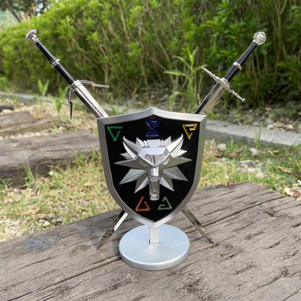 Geralt Wolf School Shield & Swords