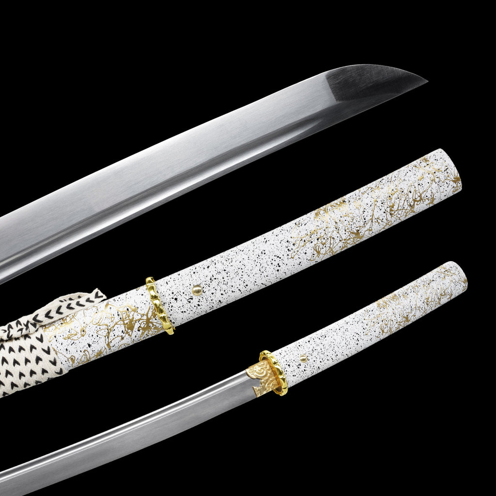 GOY Ytsu Katana Carbon Steel Forged Gilded Dawn Gilded Night Samurai Sword