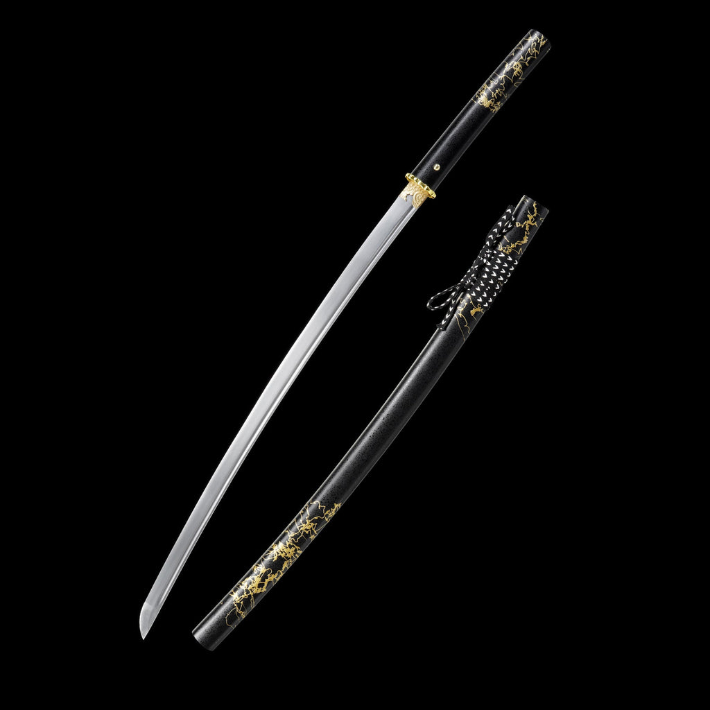 GOY Ytsu Katana Carbon Steel Forged Gilded Dawn Gilded Night Samurai Sword