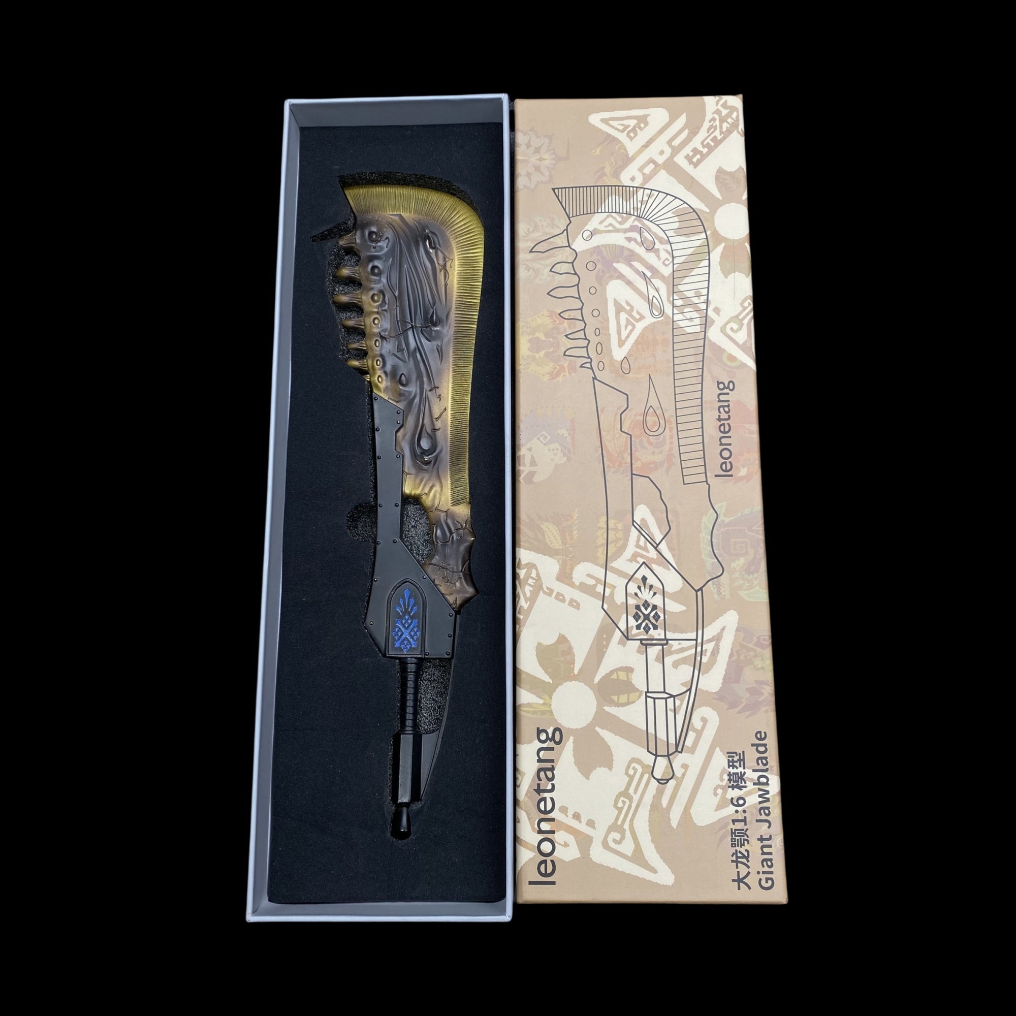 Mini Réplique Métal Giant JawBlade 1/6 (Monster Hunter)
