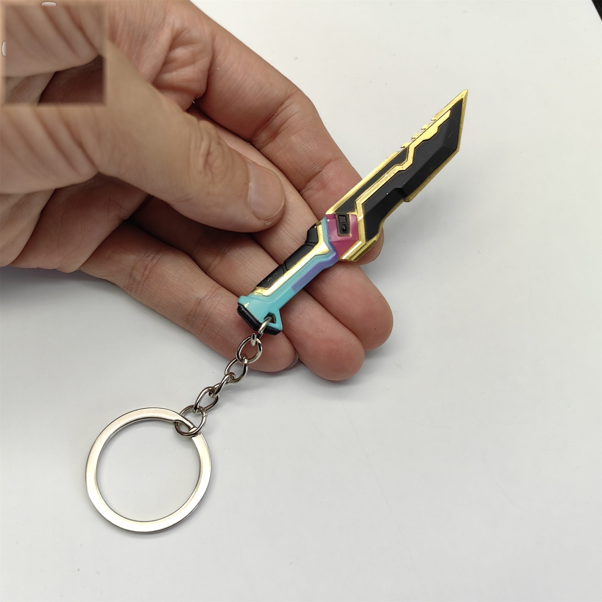 Porte-clés Métal Dague Glitchpop (Valorant)